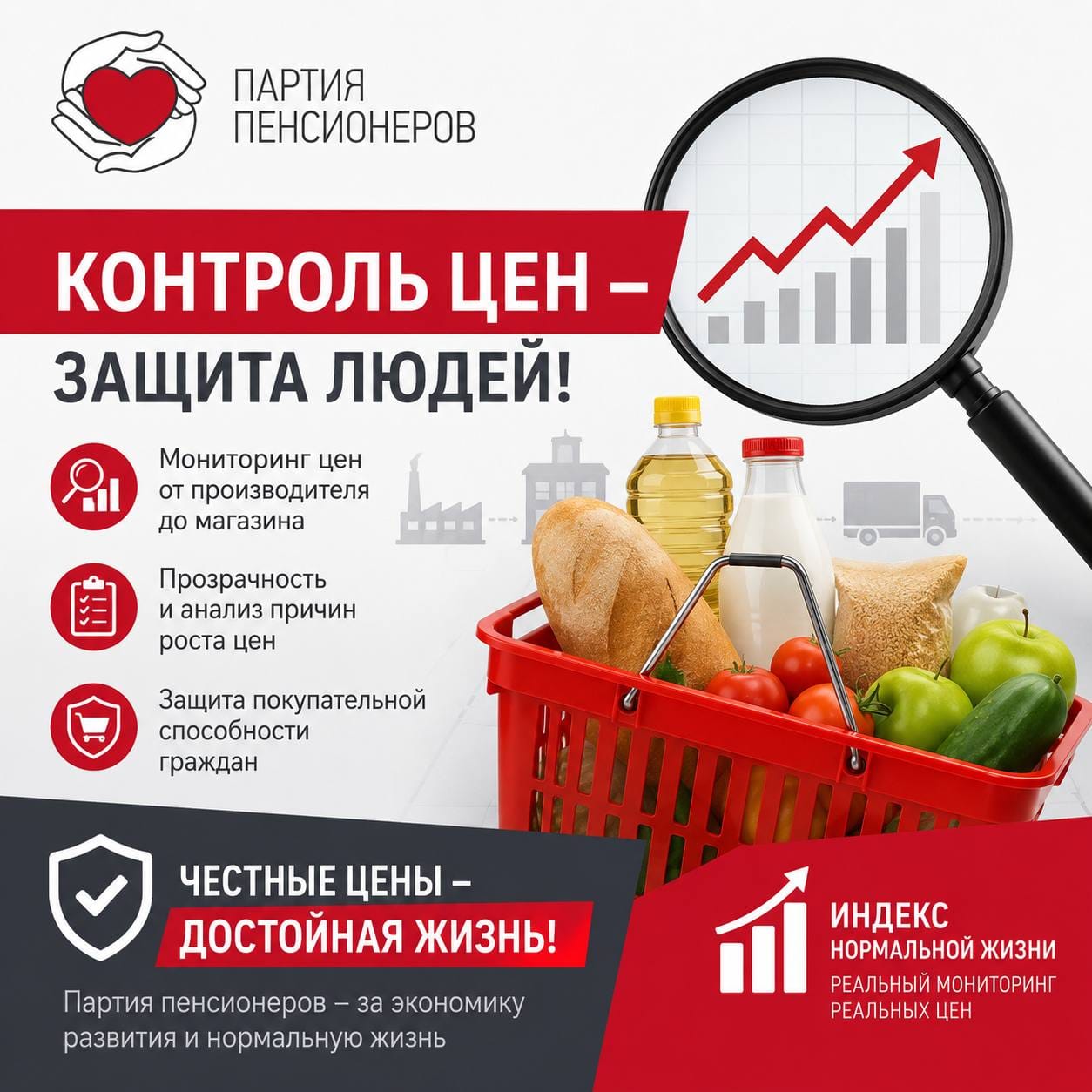 Контроль цен — защита людей