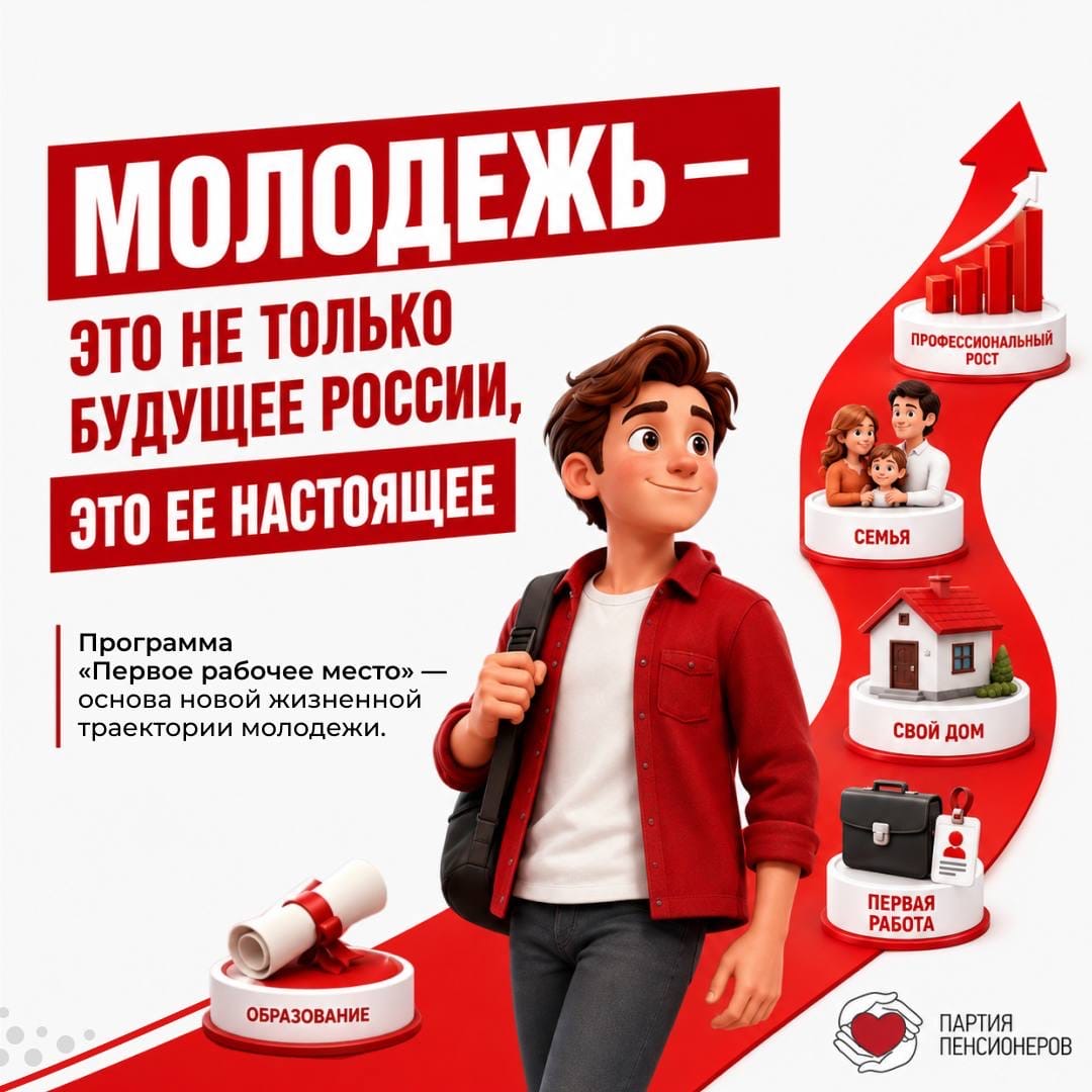 Молодёжь — это не только будущее России, это её настоящее